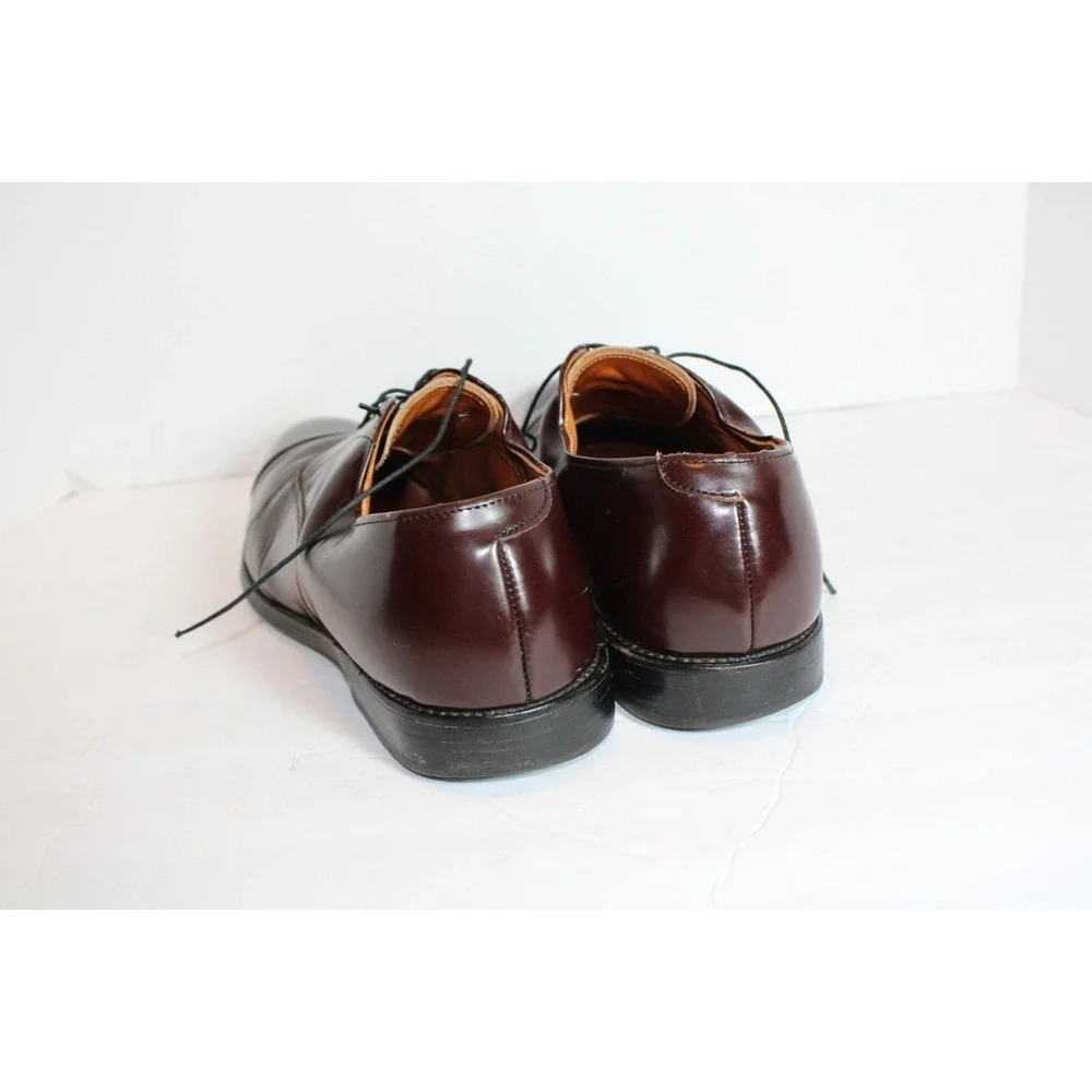 Allen Edmonds Park Avenue Burgundy Mens Dress Shoes Size 10.5 C Cap Toe 5675 USA